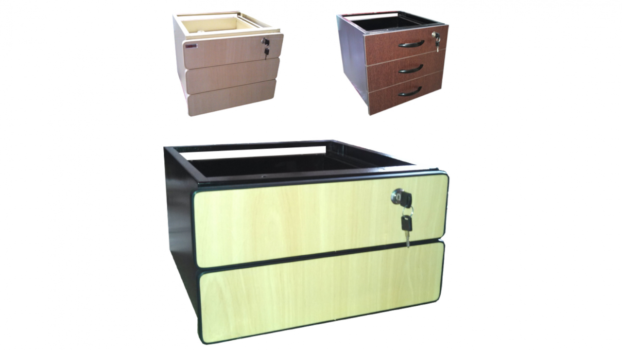 Gaveteiro 2 e 3 gavetas